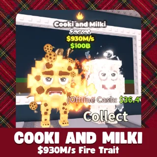 COOKI AND MILKI $930M/s