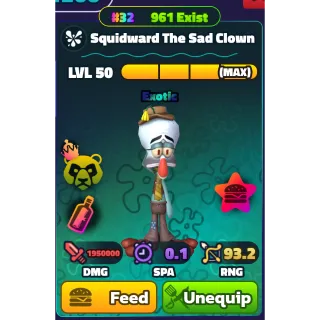 SQUIDWARD THE SAD CLOWN #32