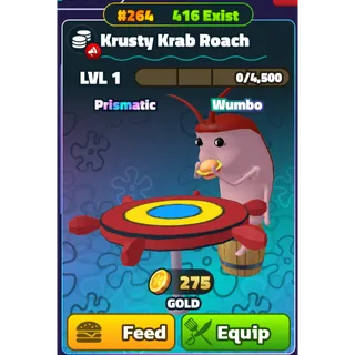 Krusty Krab Roach Gold Serial | SBTD
