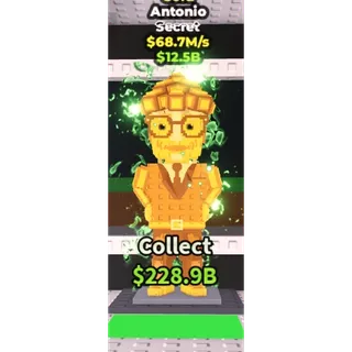 Antonio 68.7M/s [GOLD MUTATION] - VERY RARE AND LIMITED