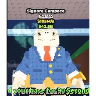 Signore Carapace 105 m/s Rarest and limited brainrot in SAB