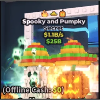 Spooky and pumpky with 1.1 b/s 3 rare Traits.