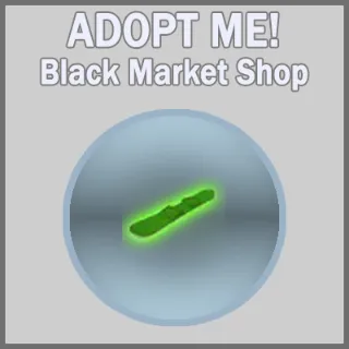 Green Neon Snowboard