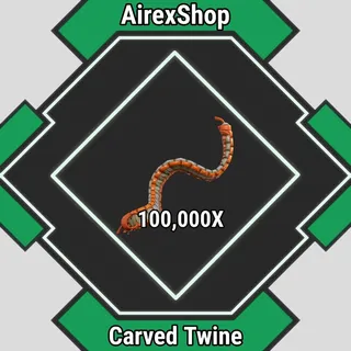 100k Carved twine