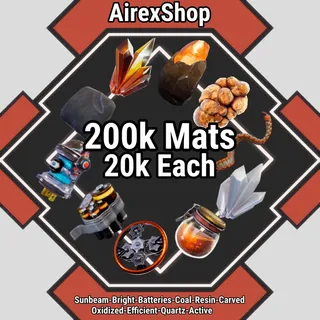 200k Crafting Mats | 20k each