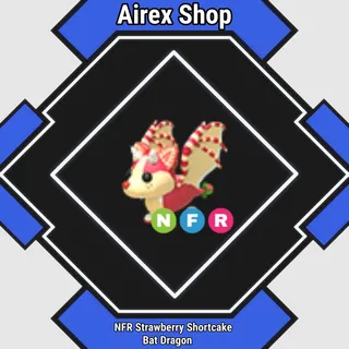 Adopt Me | Neon FR Strawberry Shortcake Bat Dragon