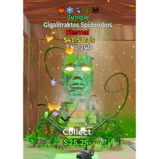 Jungle Gigalitraktos Spidorobos 41.5Qi/s 5 TRAITS new brainrot fortnite