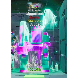 Halloween Diggoblock 44.5Qi MAX LEVEL 🎃