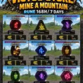 Mine A Mountain All Runes For 7 Days