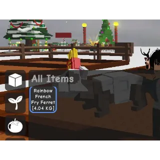 Rainbow french fry ferret