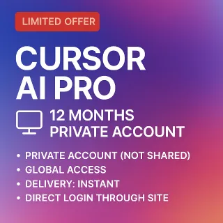Cursor Pro 1 year | 12 Months | Private 