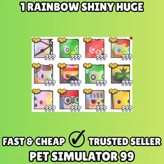 1x Rainbow Shiny Huge Pet - Pet Simulator 99 PS99