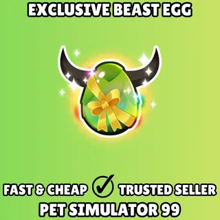Exclusive Beast Egg - Pet Simulator 99 PS99