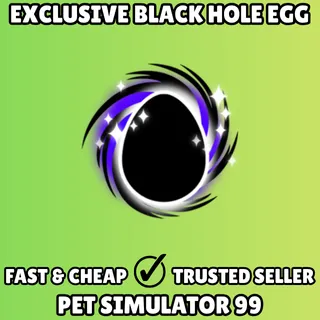 Exclusive Black Hole Egg - Pet Simulator 99 PS99