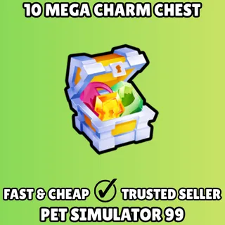 10x Mega Charm Chest - Pet Simulator 99 PS99