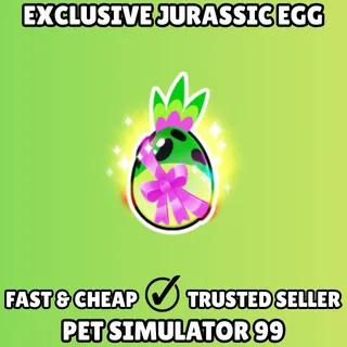 Exclusive Jurassic Egg - Pet Simulator 99 PS99
