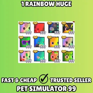 1x Rainbow Huge Pet - Pet Simulator 99 PS99