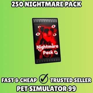 250x Nightmare Pack - Pet Simulator 99 PS99