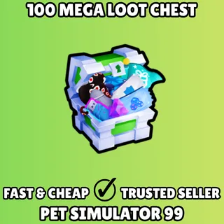 100x Mega Loot Chest - Pet Simulator 99 PS99