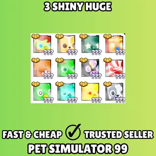 3x Shiny Huge Pet - Pet Simulator 99 PS99