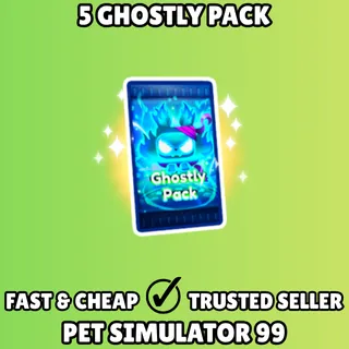 5x Ghostly Pack - Pet Simulator 99 PS99