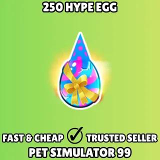 250x Hype Egg - Pet Simulator 99 PS99