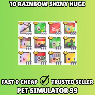 10x Rainbow Shiny Huge Pet - Pet Simulator 99 PS99