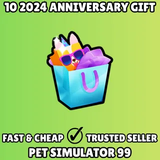 10x 2024 Anniversary Gift - Pet Simulator 99 PS99