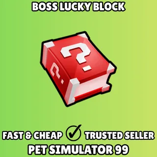 Boss Lucky Block Enchant - Pet Simulator 99 PS99