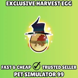Exclusive Harvest Egg - Pet Simulator 99 PS99