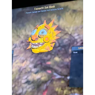 Fasnacht Sun Mask