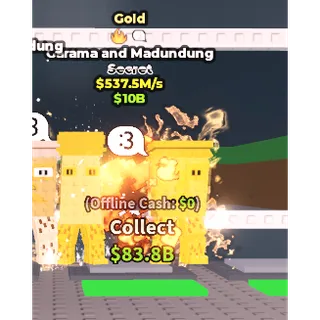 Garama and Madundung Gold 537.5M/s