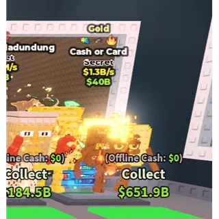 Cash or Card Gold 1.3B/s