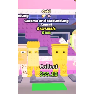 Garama and Madundung Gold 437.5M/s