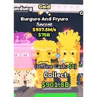 Burguro and Fryuro Gold 937.5M/s