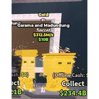 Garama and Madundung Gold 312.5M/s
