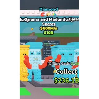 Garama and Madundung Diamond 600M/s