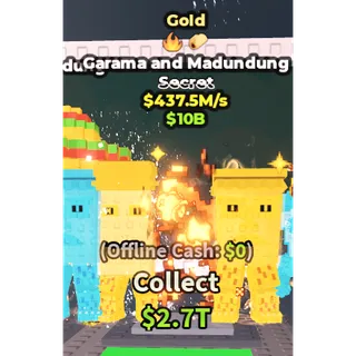Garama and Madundung Gold 437.5M/s