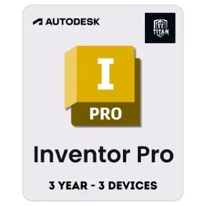 Autodesk Inventor Pro 2024-2025 - 3 Years - 3 Devices-Key-Global