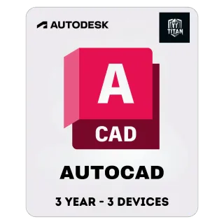 AutoCAD 2025 License Key 3 Year 3 Devices