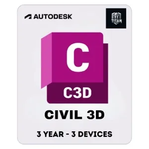 AUTODESK CIVIL 3D 2024-2025 (3 Years - 3 Devices)-Key-Global 