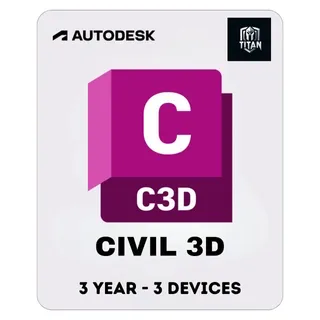 AUTODESK CIVIL 3D 2024-2025 (3 Years - 3 Devices)-Key-Global