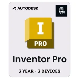 Autodesk Inventor Pro 2024-2025 - 3 Years - 3 Devices-Key-Global