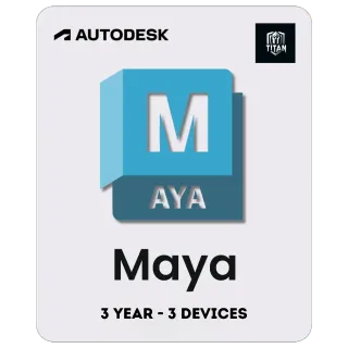 Autodesk MAYA 2025 3 Years - 3 Devices | Mac & Windows