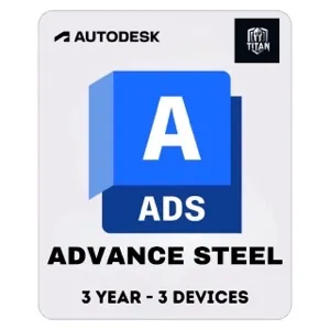 AUTODESK ADVANCE STEEL 2024-2025 3 YEARS - 3 DEVICES