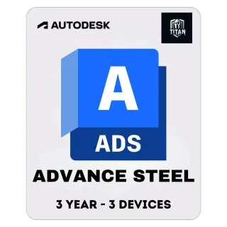 AUTODESK ADVANCE STEEL 2025 3 YEARS - 3 DEVICES | MAC & WINDOWS