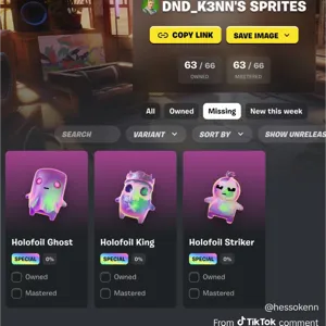 holofoil sprites