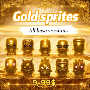 gold sprites