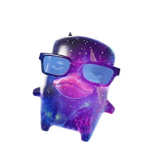 Galaxy duck sprite