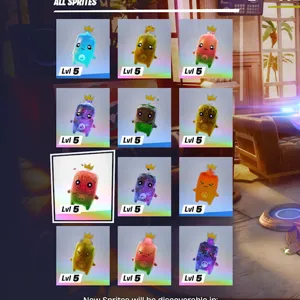 maxed out sprites